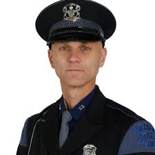 A photo of Trooper Raymond Hoffman, Michigan State Police Wayland Post